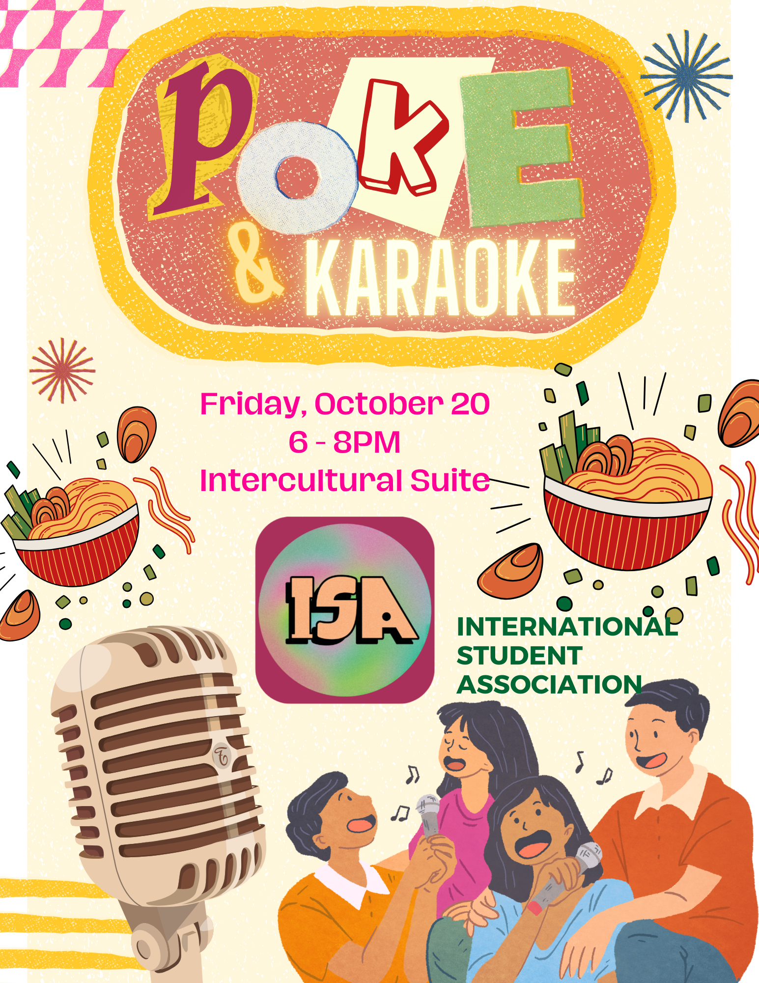ISA Poke & Karaoke 2023 Oct