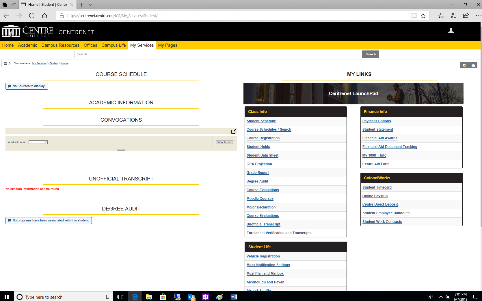 Desktop view of Centrenet